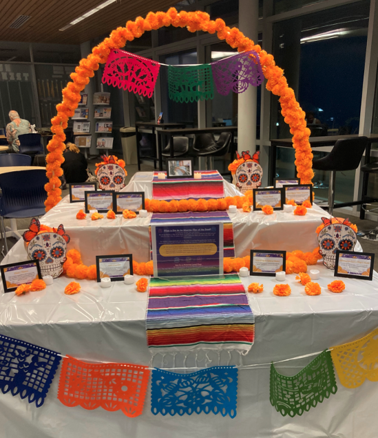 Table for Día de los Muertos