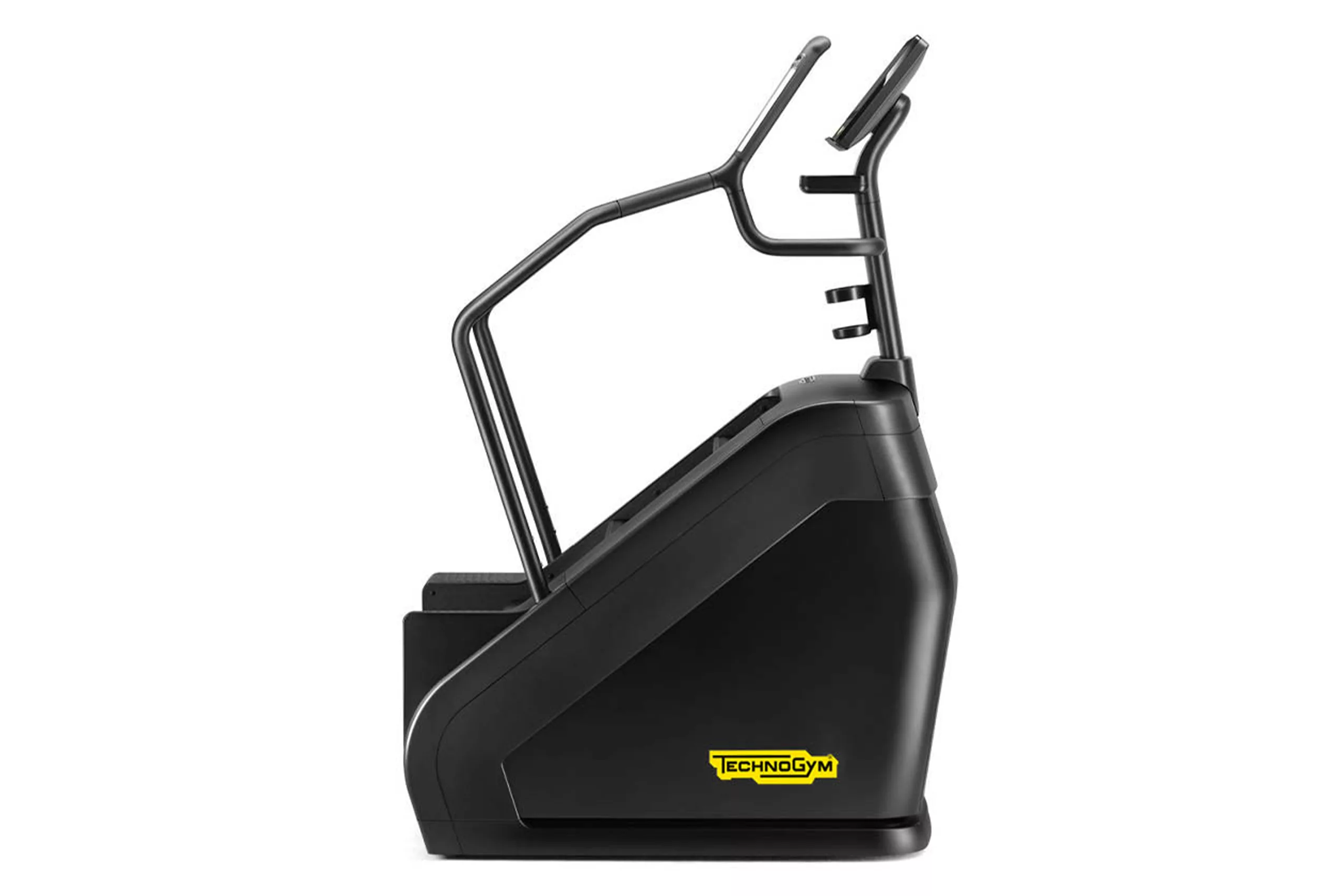 A product image of a Technogym stair machine.